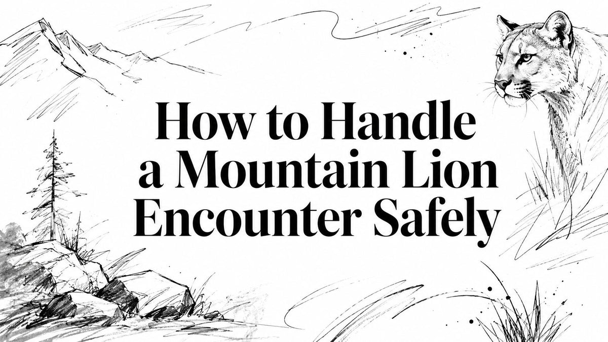 How to Handle a Mountain Lion Encounter Safely
