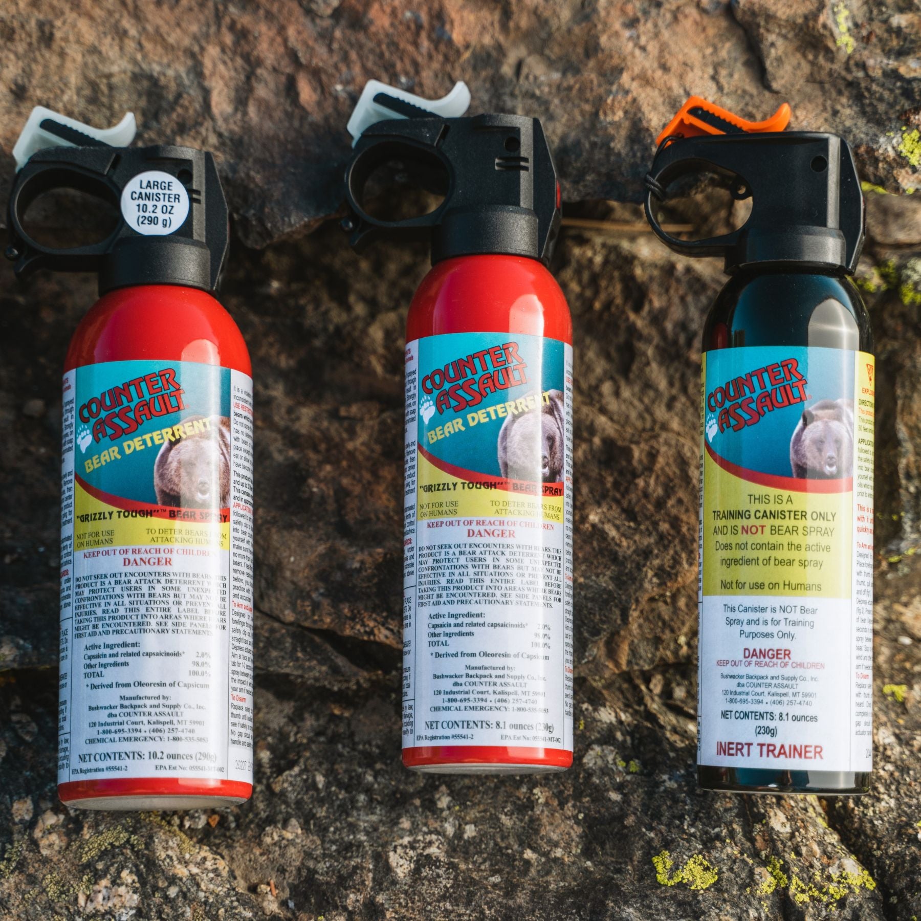 Counter Assault bear spray lineup