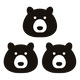 3 bear heads