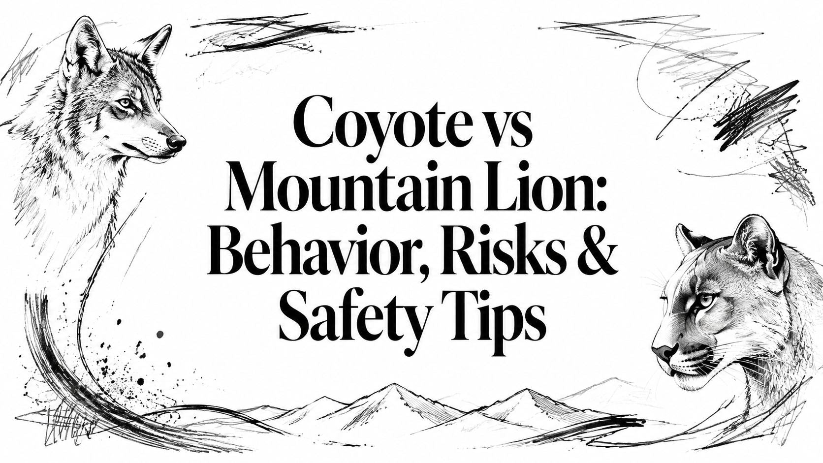 Coyote vs Mountain Lion: Behavior, Risks & Safety Tips