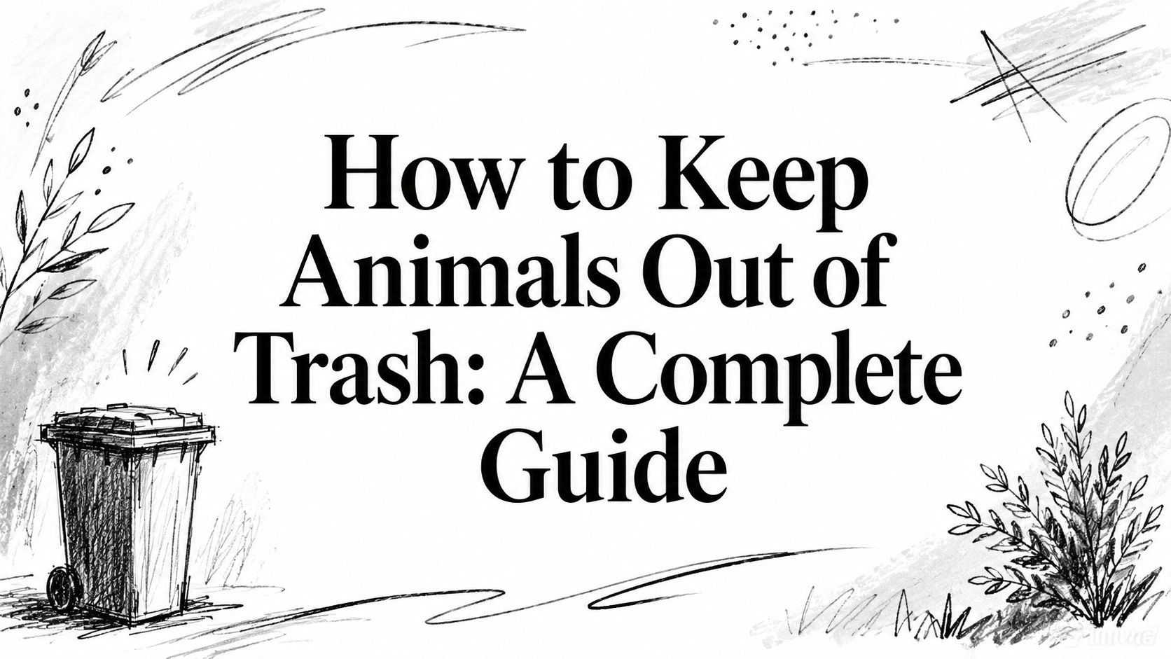 How to Keep Animals Out of Trash: A Complete Guide