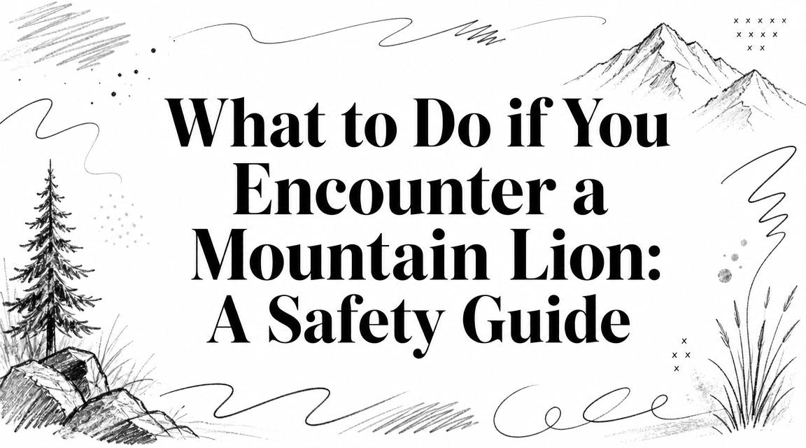 What to Do if You Encounter a Mountain Lion: A Safety Guide