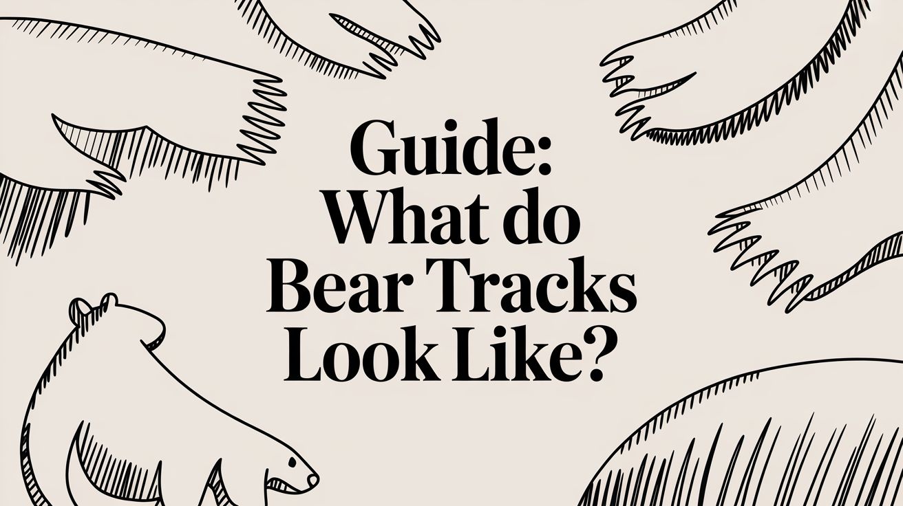 Guide: What Do Bear Tracks Look Like?