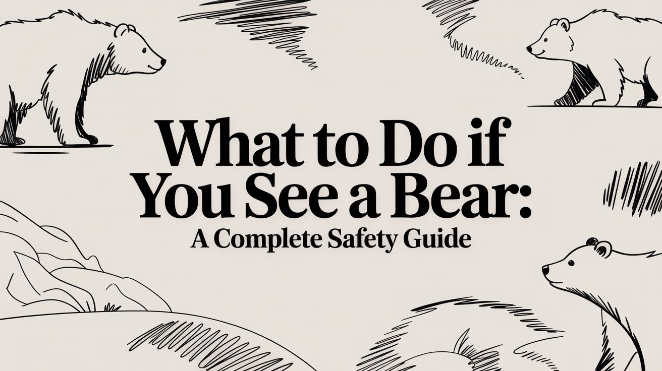 What to Do If You See a Bear: A Complete Safety Guide